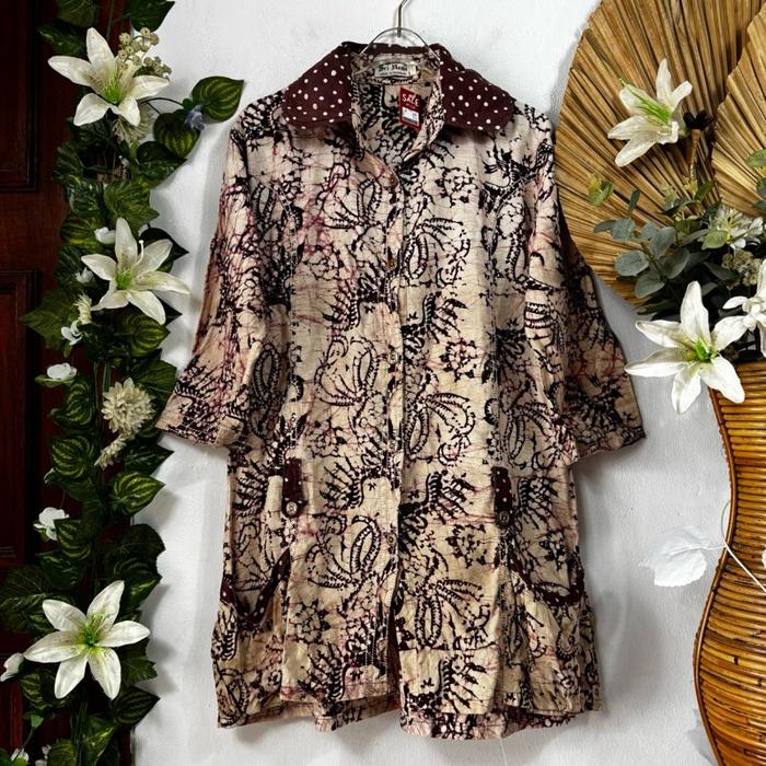 Tunik Batik Sri Rama Coklat