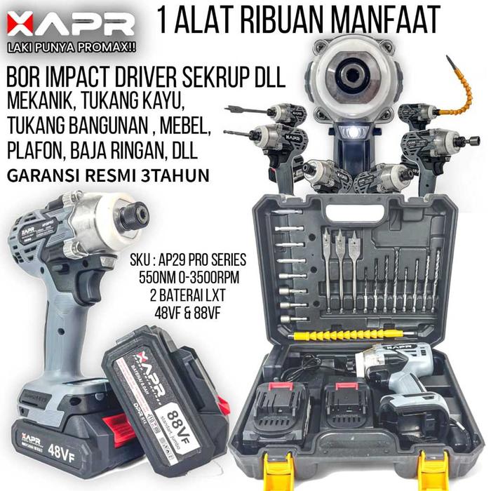 IMPACT AP29PRO BOR IMPACT COCOK BUKA BAUT TRUCK BAN TRAILER KAPAL DAN MOTOR MOGE