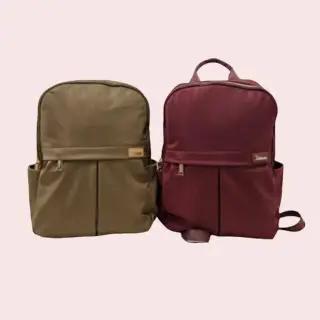 Tas Ransel Wanita Belleza Ladies Bag YZ2330537 - Nylon - 29 x 13 x 32 cm - Redwine & Khaki