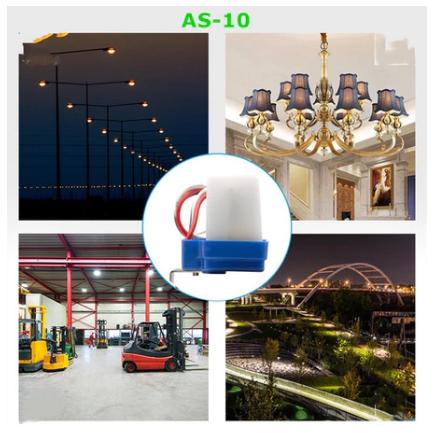 Sensor Cahaya Lampu Led (AS-10 ) Water Proof Photo Cell Sensor Cahaya Saklar Otomatis Siang Malam 22