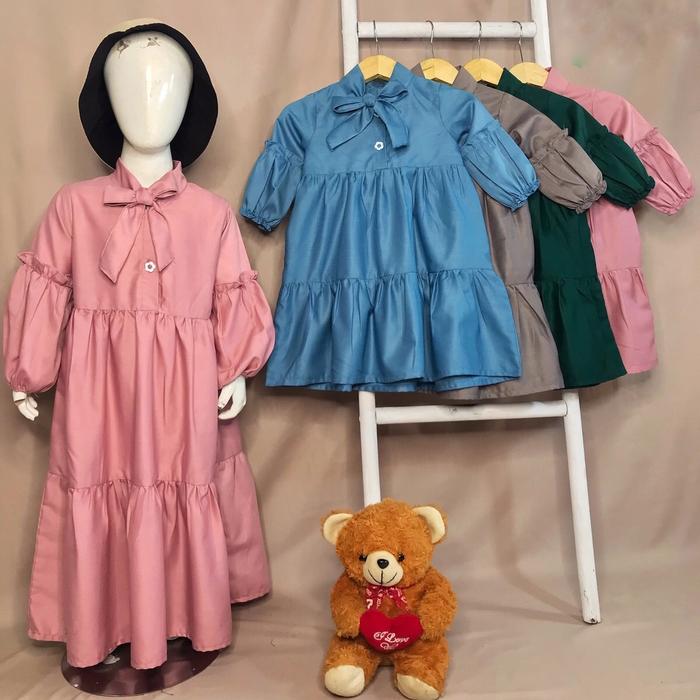 Gamis Feisya Dress anak perempuan lucu umur 1-11tahun