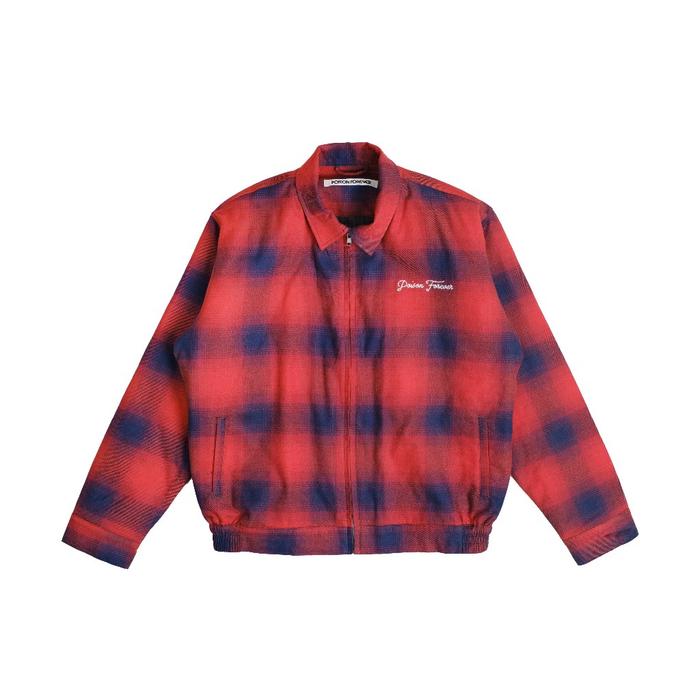 Poison Forever - Union - Flannel Jacket - Red Check