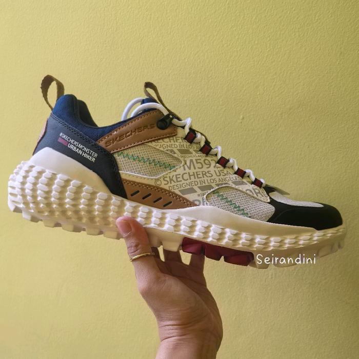 Skechers Monster Men's Sneakers Shoes Sepatu Putih Original