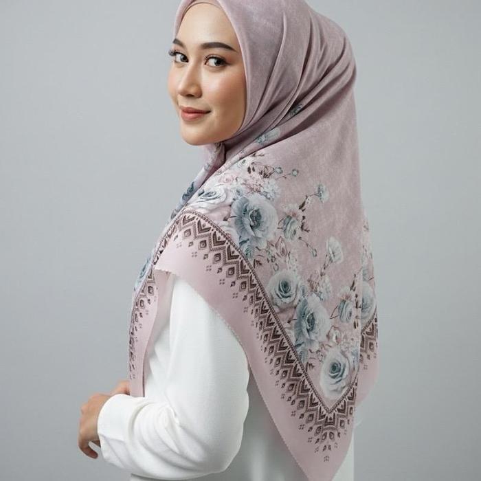 WAFFA SCRAFT- Hijab Segiempat Voal Motif Sublim Printing Laser Cut Kerudung ETALASE 5 Square Muslim