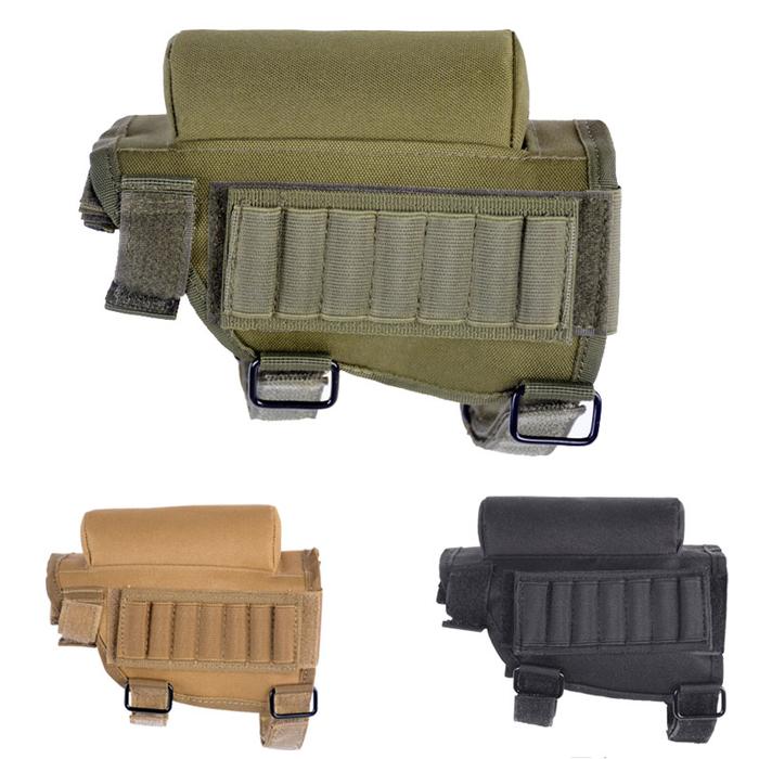 Casing senapan taktis kanvas baru sandaran pipi Riser peluru berburu