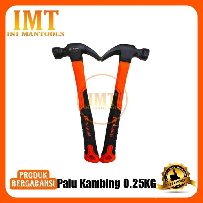 Kapusi Palu Kambing 0.25 KG Gagang Berlapis Karet Fiber K-0372