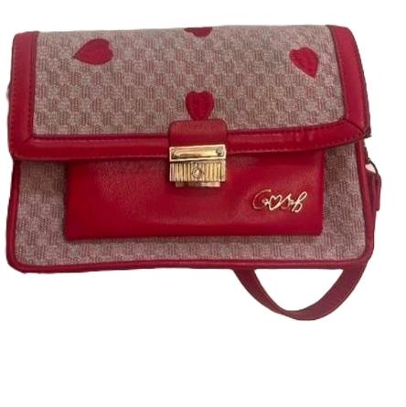 Tas PL Gosh warna merah tali panjang