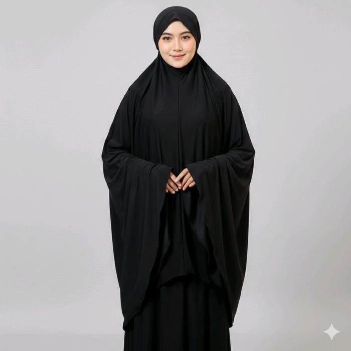 mukena jersey zoya jumbo khimar style