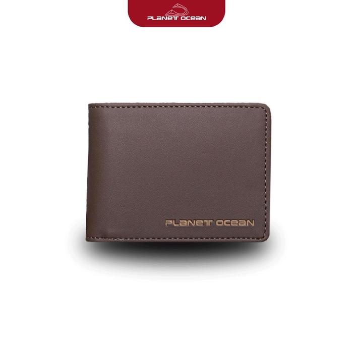 PLANET OCEAN - Dompet Pria PVC Kulit Premium Lipat Waterproof - DPO 303681