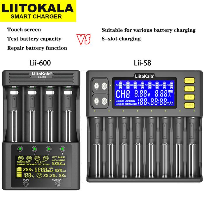 LiitoKala Lii-S8 Lii-600 Lii-M4 Lii500 Lii-PD4 Lii402 Lii202 Smart