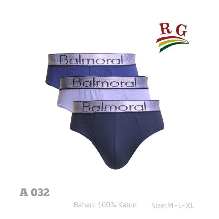 Celana Dalam Pria BALMORAL A 032 isi 3 Pcs Katun