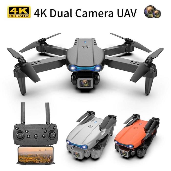 Drone Kamera Drone Lipat Dewasa dengan Kamera 4K Giroskop Empat Sumbu