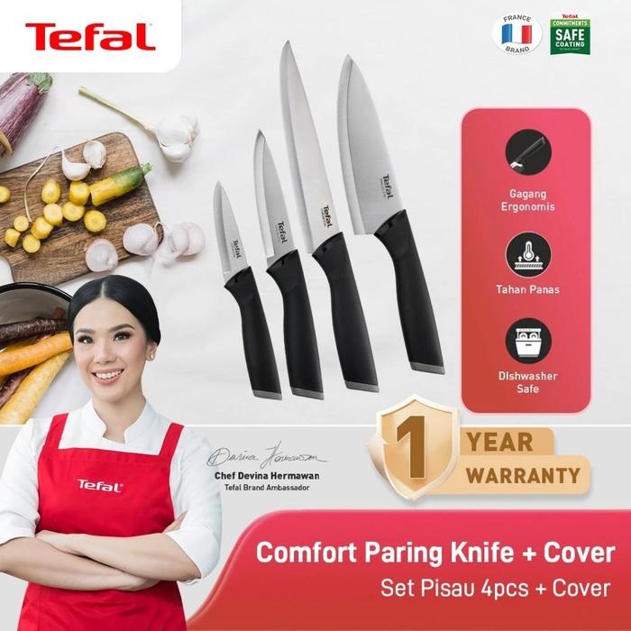 Tefal Best Deal Pisau 4 pcs/ Comfort knife
