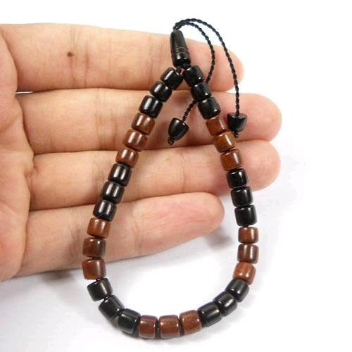 Gelang kayu asli kaokkah / kaokkah stambul Turki Model Kotak Kombinasi Kaokah Coklat Magnet