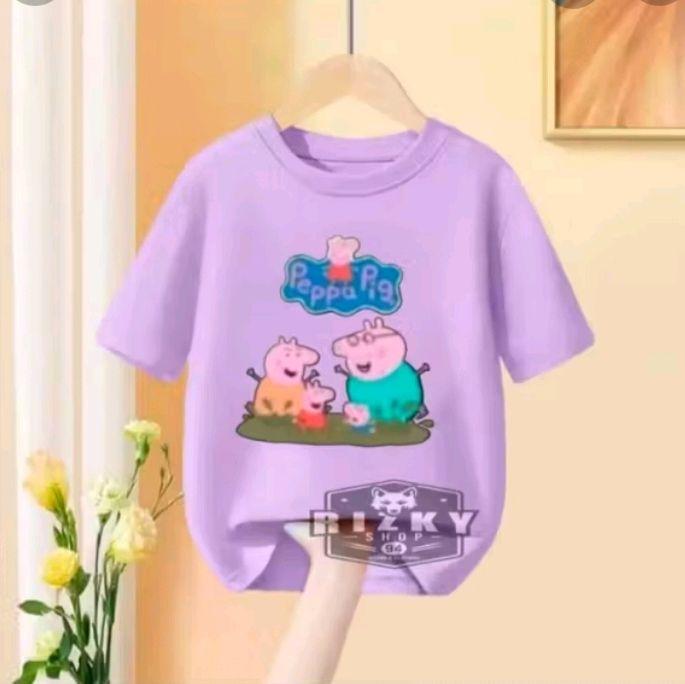 Kaos Anak PEPPA PIG Cotton Premium - Baju