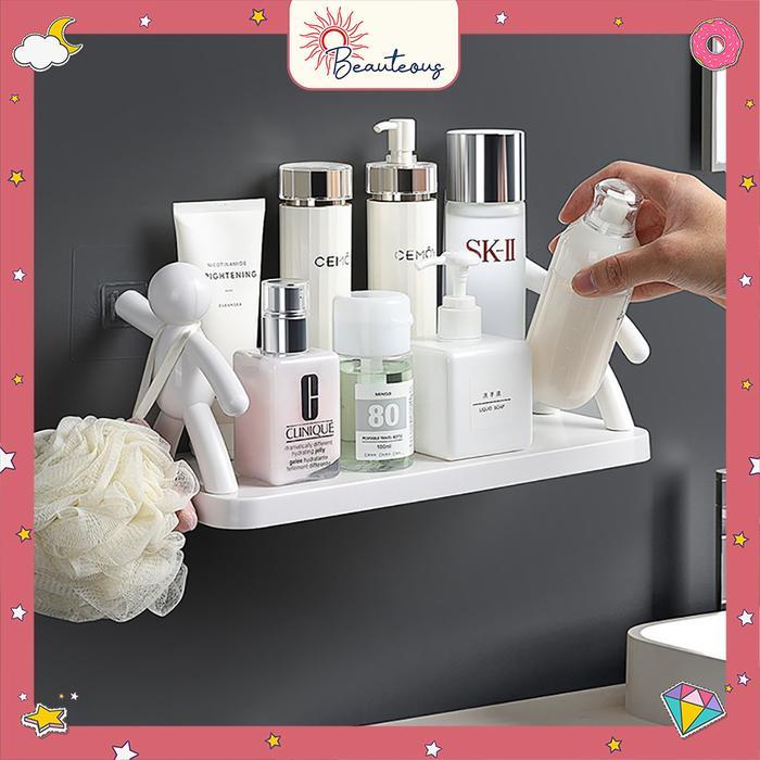 Rak Gantung Tempel Dinding Tempat Skincare Kosmetik Sabun Estetik