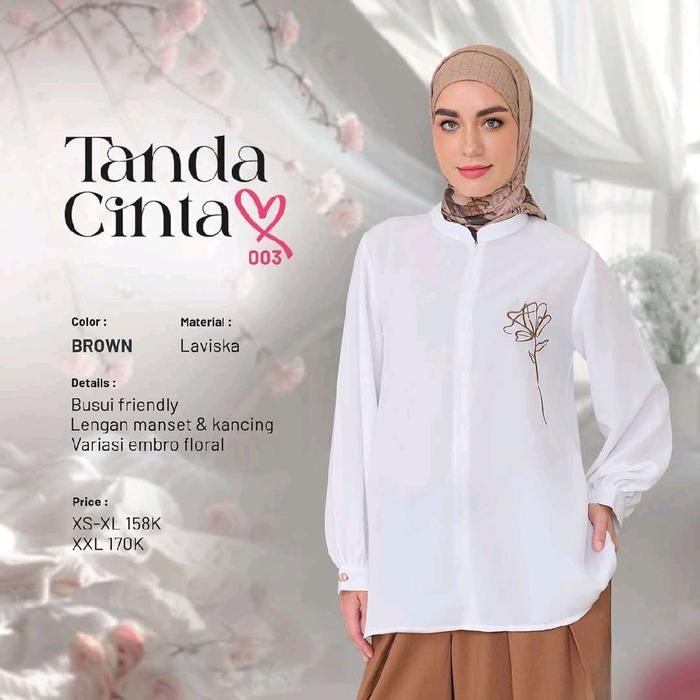 Tunik Tanda Cinta 003 BW Brown