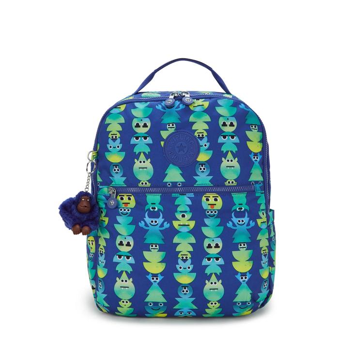 Kipling Shelden Print Backpack 19 Liter Original Tas Sekolah Kuliah Ransel Pria Wanita Fungsional