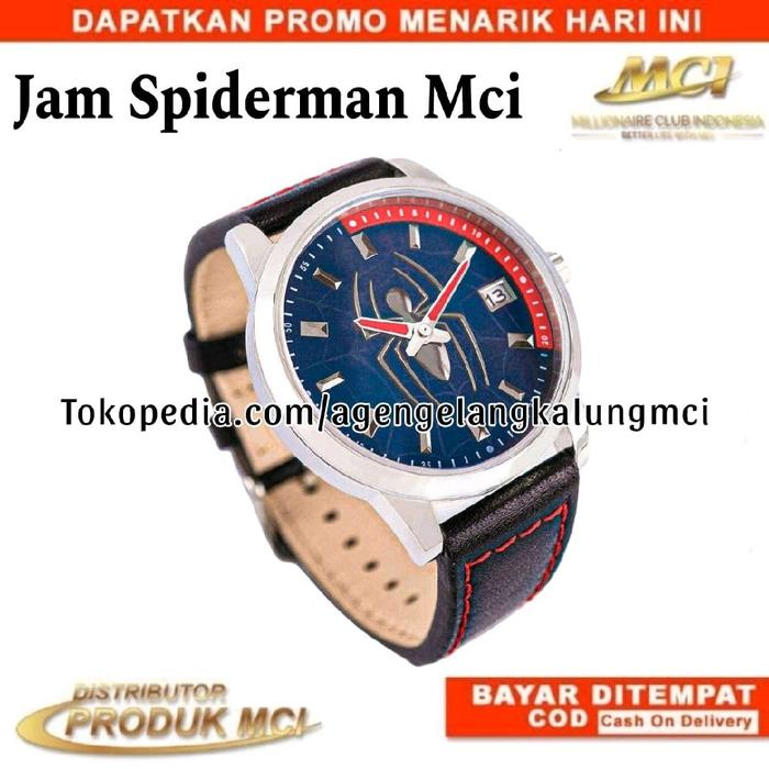 JAM TANGAN SPIDERMAN MCI _ GELANG MCI SPIDREMAN _ JAM TANGAN KESEHATAN
