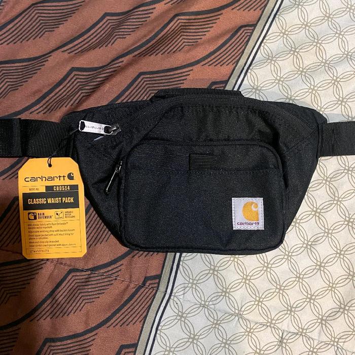 Carhartt Classic Waist Bag Black  / Tas Original