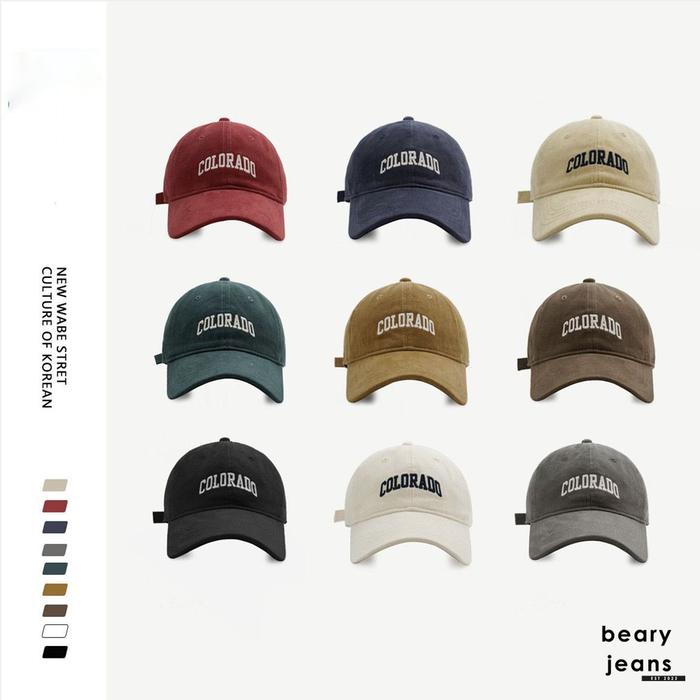 BEARY JEANS BJ155 | Baseball Cap Topi Baseball COLORADO Topi Baseball Hip -Hop Premium Import