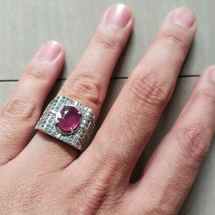 ruby pigeon blood ring perak