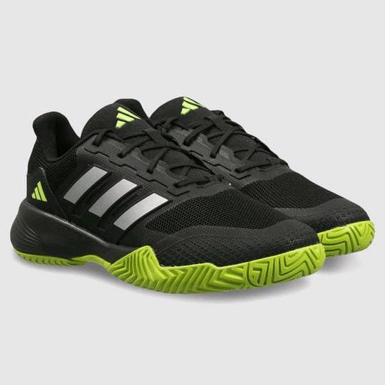100% ORIGINAL made in India SePaTu tenis DROPSHOT black GREEN siLVeR adidas TeNnis Shoes