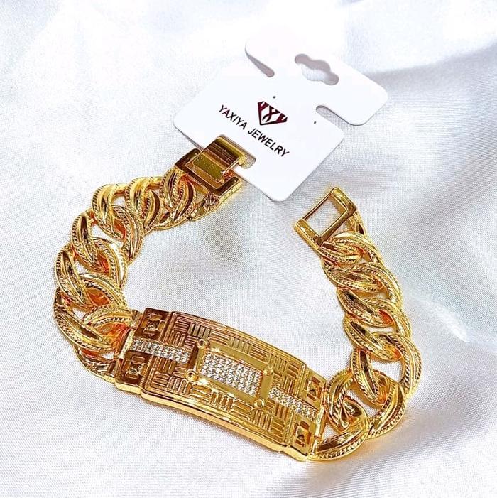gelang rantai plat xuping kombinasi