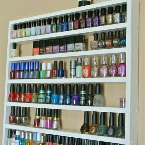 rak kutek dinding minimalis tempat kutek tempat mainan kosmetik vapor
