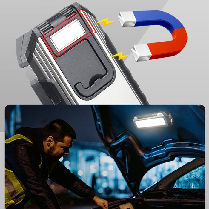 LED COB Camping Lamp Multifunctional with Magnet Portable Lantern