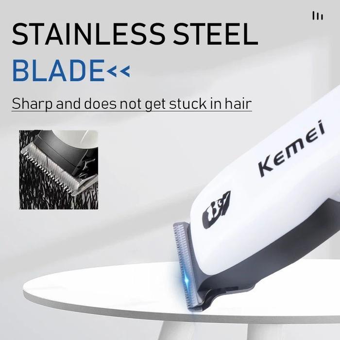 [100% Asli] Hair Clipper Mesin Alat Cukur Rambut Kemei KM PG232 Original