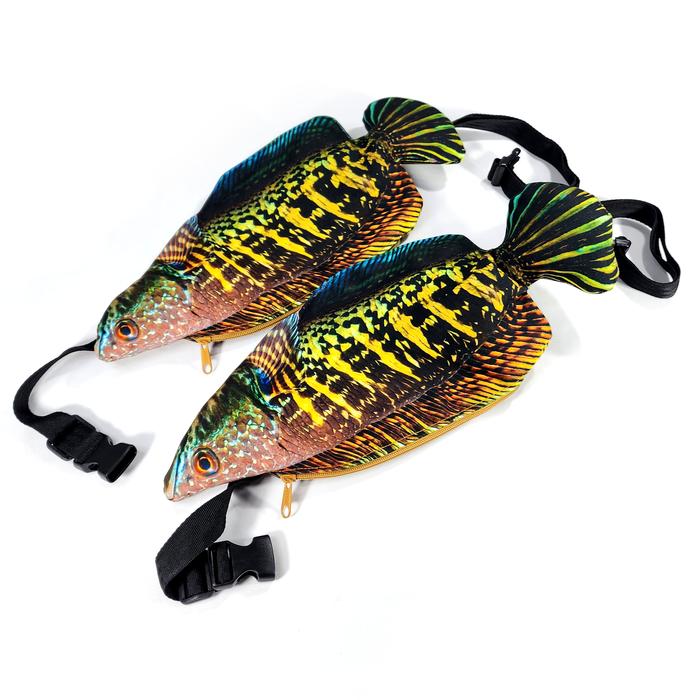 Tas Selempang Punggung Dada Ikan Gabus Channa Sunmori Mancing Mania Tas Buckle Bumbag