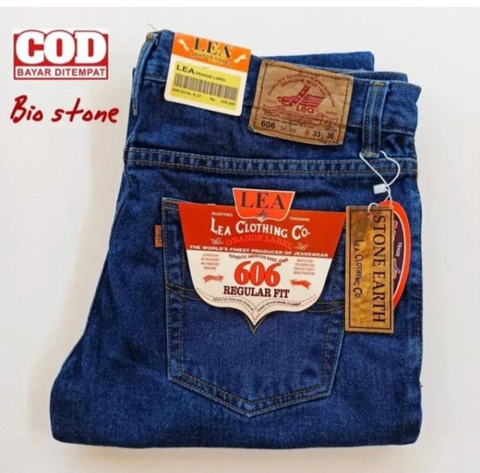 CELANA STANDAR PRIA DEWASA JEANS LEA BANDUNG PREMIUM BAHAN TIDAK MELAR JEANS LEA ORIGILAL ASLI PRODA