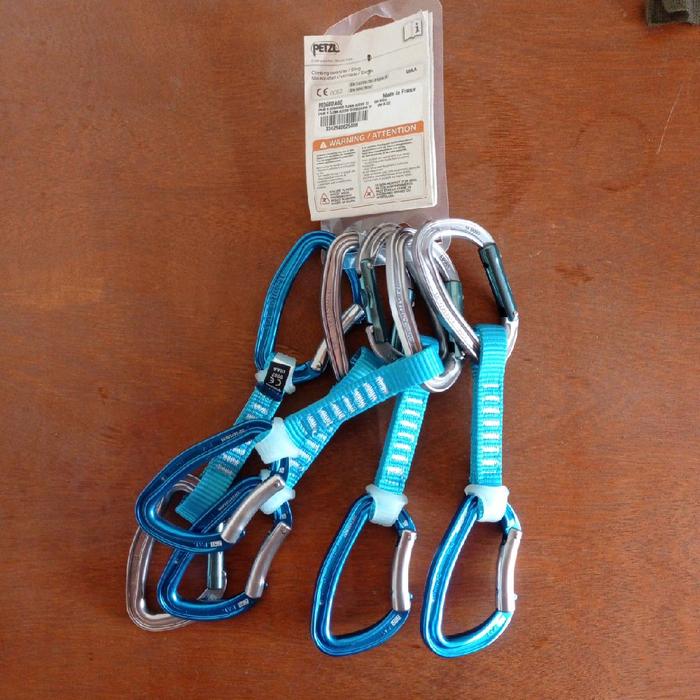 Petzl Quickdraw Petzl Djinn Axess 12 cm - Karabiner Kualitas Tinggi untuk Kegunaan Outdoor