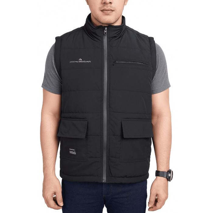 Jstro Rompi Gelembung Vest Pria Tebal Rompi Outdoor