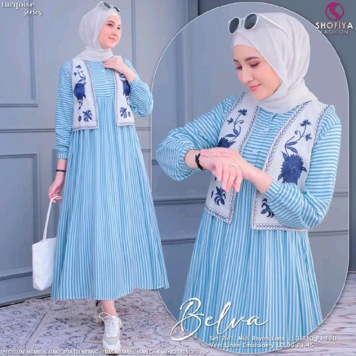 Dress Belva Set ORI Shofiya