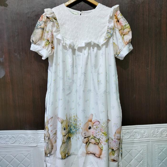 DRESS BABY DOLL MOTIF KELINCI by GEMINI BKK