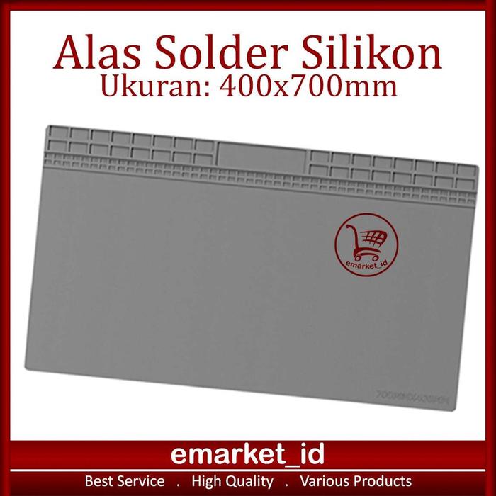 EM Alas Solder Silikon 40x70cm AB31x / Matras Service / Karpet Karet Anti Panas / Tatakan Silicone /