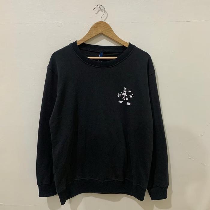 CREWNECK MICKEY MOUSE - BLACK