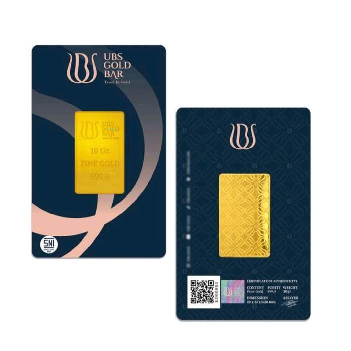 Ubs 10 gram asli serifikat