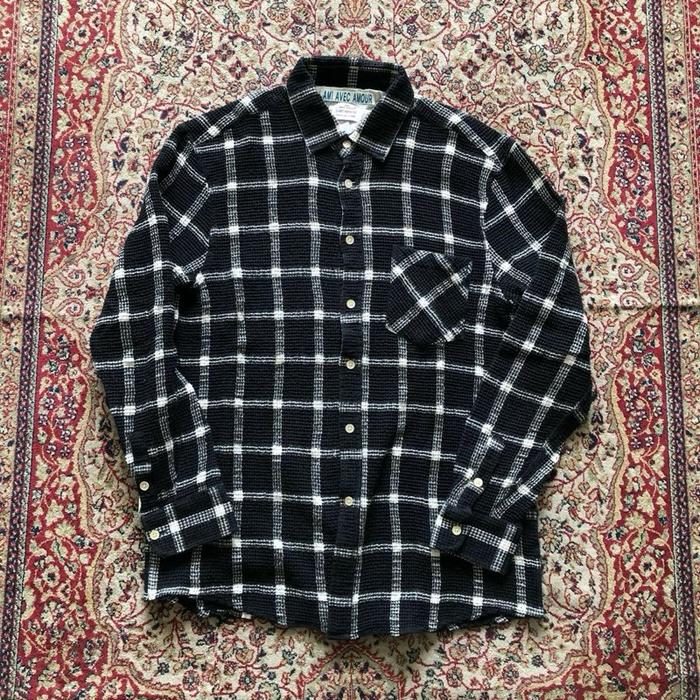 Kemeja Ami avec amour paris flannel HH613