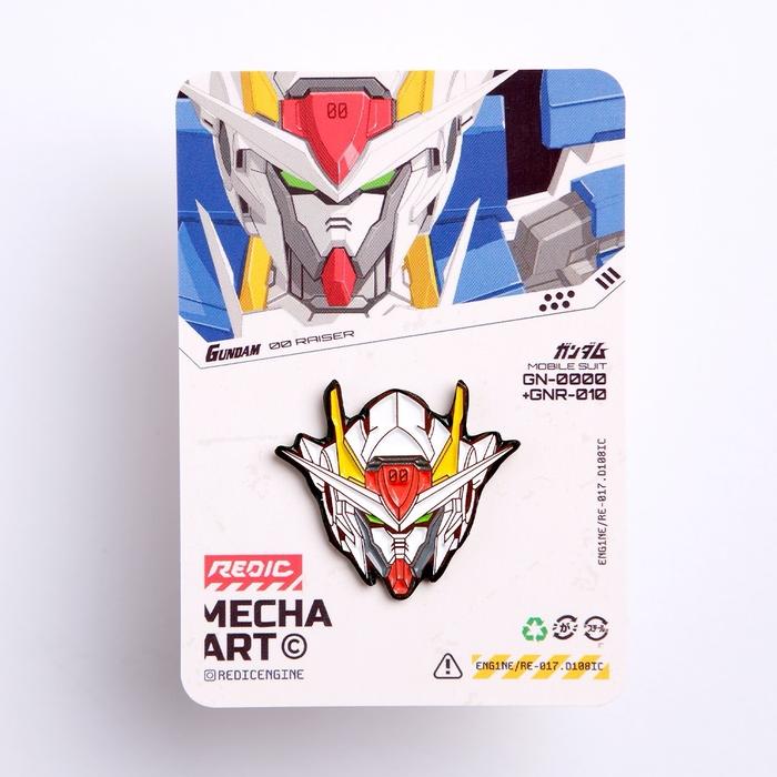 Pin Enamel Gundam RAISER - 00 Head