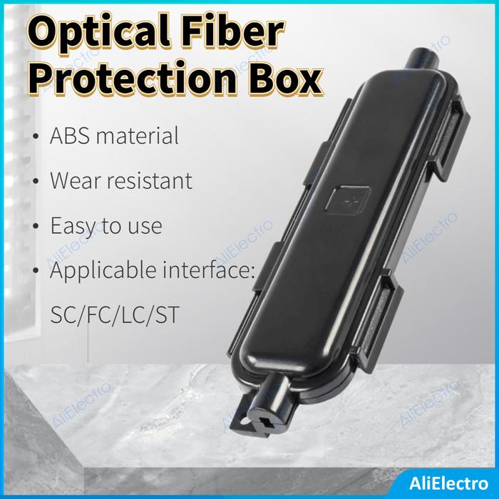 10pcs Optical Fiber Protection Box Drop Cable Rotection Box FTTH SC
