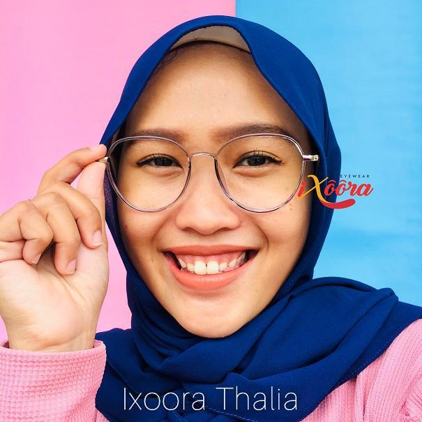 Ixoora Thalia - Frame Kacamata Minus Photocromic Photochromic Anti Radiasi Pria Wanita Ueray Sinar B
