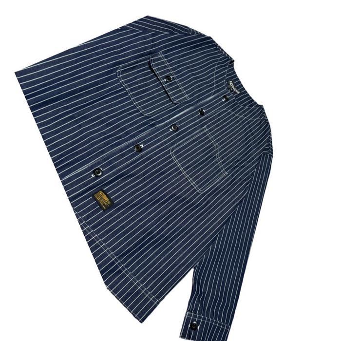 Fatgoods Cardan Jaket Wabash Navy Cotton Raw Denim