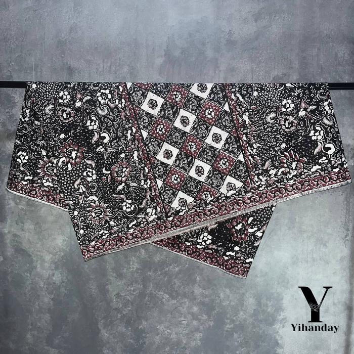(SATRIO WIJOYO)-Bahan Katun Primis Sarung Batik Motif Laseman Satrio Wijoyo