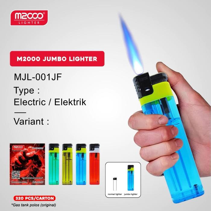 KOREK JUMBO BARA MAGNET M2000 BISA ISI ULANG TAHAN ANGIN Api Gas  Anti Angin gaskorek