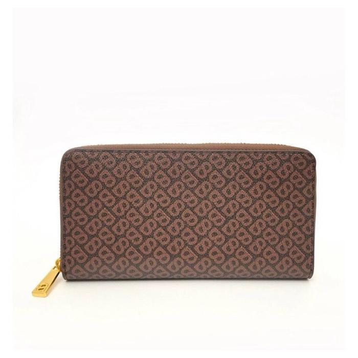 Izzy Wallet Brown Buttonscarves