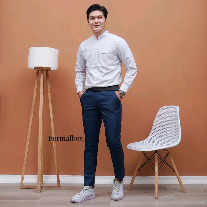 Celana Kantor Pria Skinny | Nyaman & Terjangkau Formal Formal