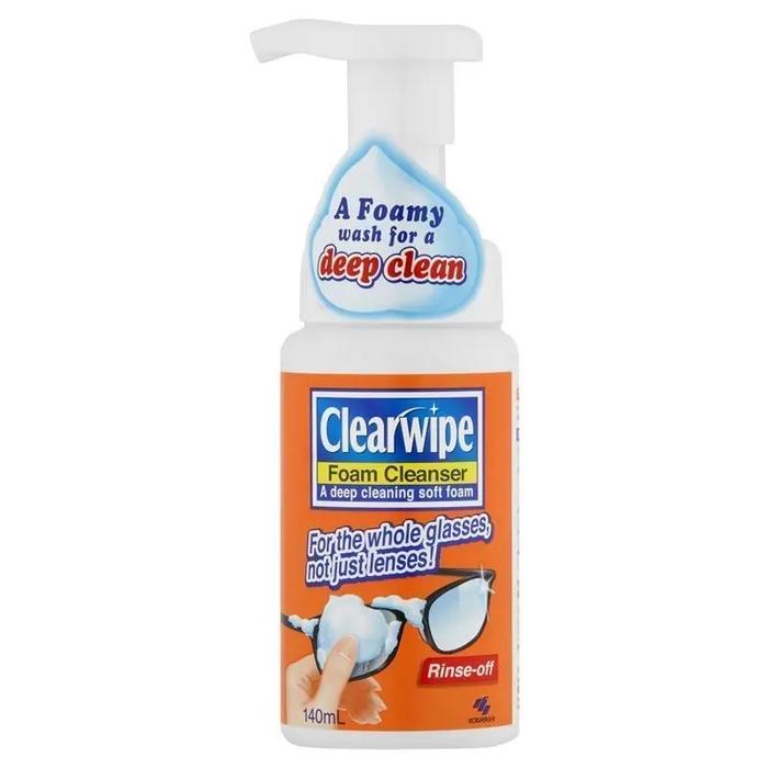 Clearwipe Foam Cleanser 140ml - foam pembersih kacamata